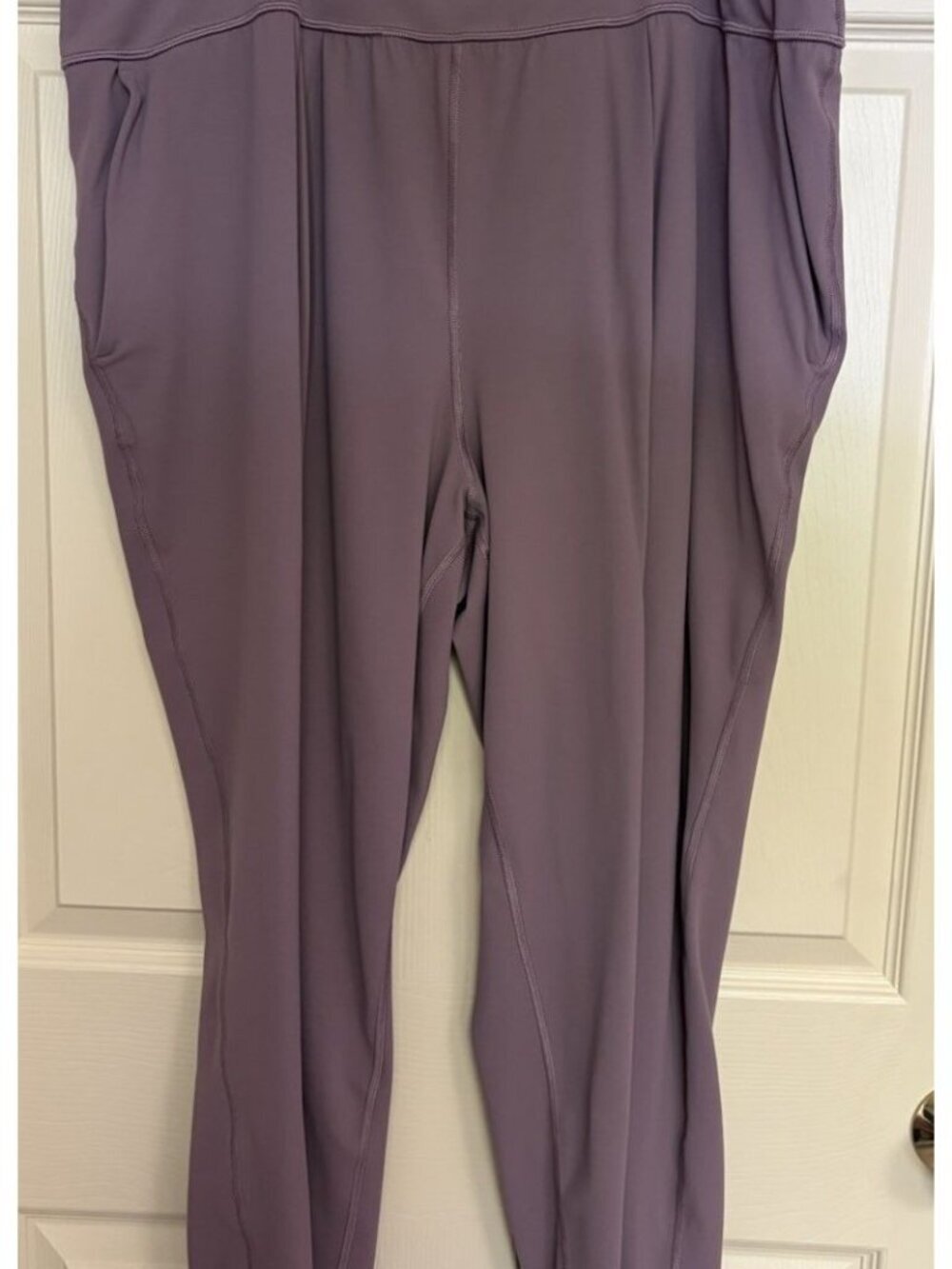 Athleta Elation Pant in Rose Taupe Pleated Tapered Leg Plus Size 2X